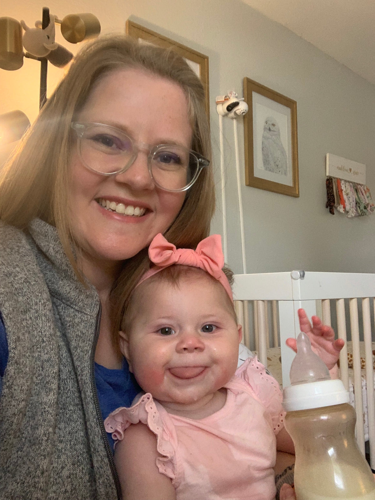 Minbie Baby Bottles help new Mom Melanie with Overproduction