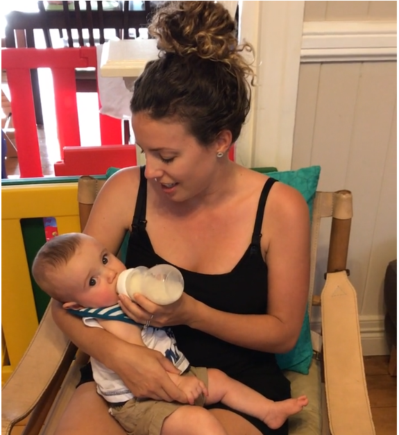 Baby refusing the bottle? Learn how Heidi was finally able to get her baby onto the bottle.